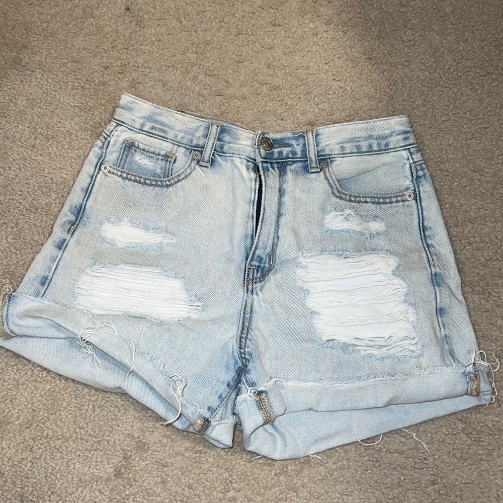 American eagle jean shorts size 0